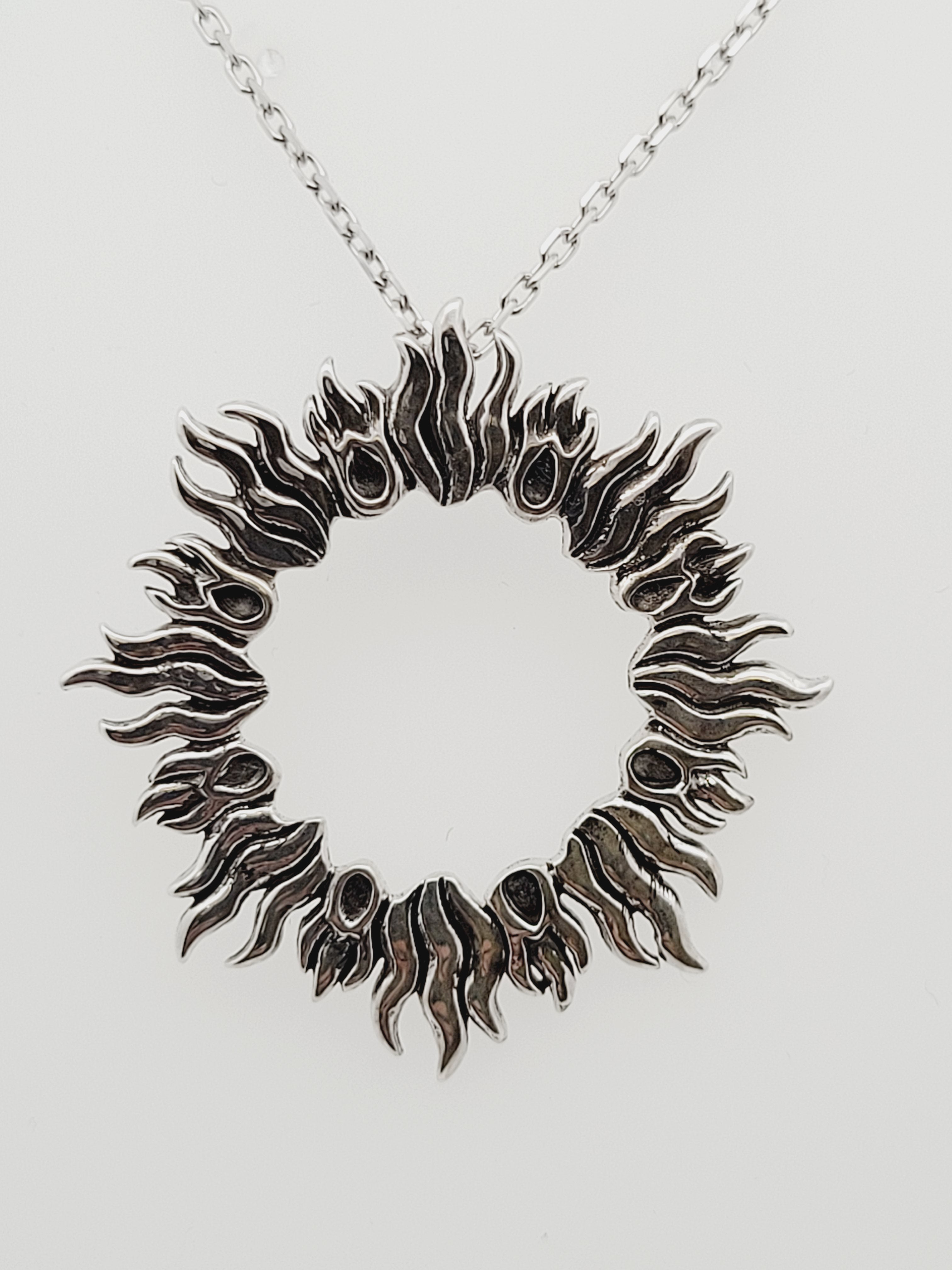Solar Flare Eclipse Necklace