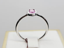 Load image into Gallery viewer, Pink Sapphire Cushion Ring
