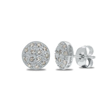 Load image into Gallery viewer, Limited Edition Round Sparkle Classic Earrings by MeditationRings