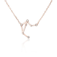 Load image into Gallery viewer, Zodiac Constellation CZ Charm Necklace