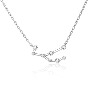 Zodiac Constellation CZ Charm Necklace