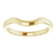 Load image into Gallery viewer, 14ky Contour Band - Emerald Shape