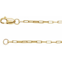 Load image into Gallery viewer, Yellow Gold Fill 1.2mm Elongated Box Chain