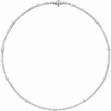 Load image into Gallery viewer, 14K White 4 CTW Lab-Grown Diamond 16" Necklace