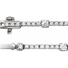 Load image into Gallery viewer, 14K White 4 CTW Lab-Grown Diamond 16" Necklace