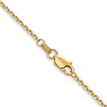 Load image into Gallery viewer, 10K 1.45mm Diamond Cut Cable Chain