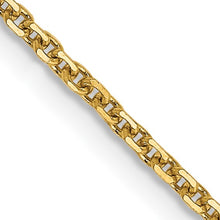 Load image into Gallery viewer, 10K 1.45mm Diamond Cut Cable Chain