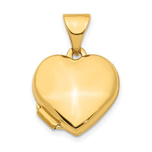 Load image into Gallery viewer, 10k Heart 13mm Locket Pendant
