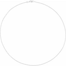 Load image into Gallery viewer, Sterling Silver 1 mm Cable 20" Chain