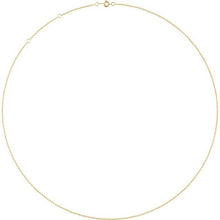 Load image into Gallery viewer, 14K Yellow 1 mm Adjustable Cable 16-18" Chain