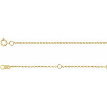 Load image into Gallery viewer, 14K Yellow 1 mm Adjustable Cable 16-18" Chain