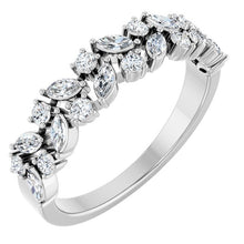 Load image into Gallery viewer, 14K White 1/2 CTW Vivid Scatter Lab-Grown Diamond Band