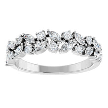 Load image into Gallery viewer, 14K White 1/2 CTW Vivid Scatter Lab-Grown Diamond Band