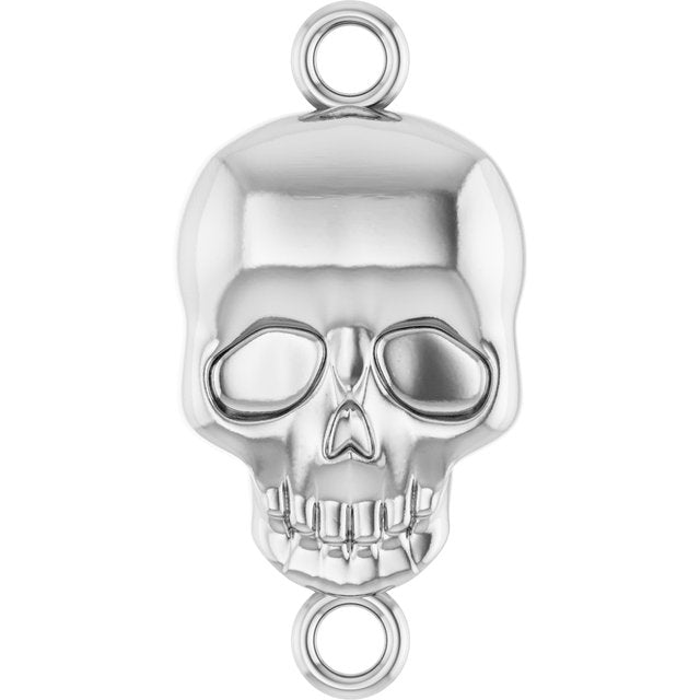 Sterling Memento Mori Charm Link