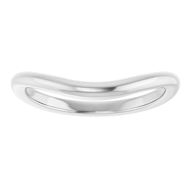 Sterling Silver Band for 8x6 mm Oval Ring