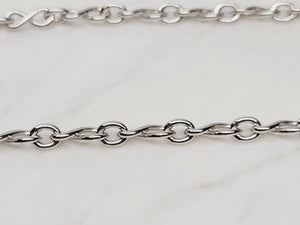 Sterling Silver Infinity Link Chain Bracelet