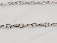 Load image into Gallery viewer, Sterling Silver Infinity Link Chain Anklet