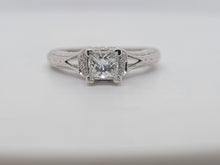 Load image into Gallery viewer, Estate 14KW 0.49ct Princess Cut &quot;Neil Lane&quot; Diamond Ring
