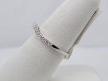 Load image into Gallery viewer, 14K White Gold 1/4ctw Lab Grown Diamond Contour Wedding Band