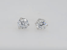 Load image into Gallery viewer, 7mm CZ Sterling Silver Studs