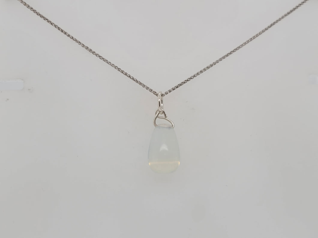 Sterling Silver Opalite Necklace