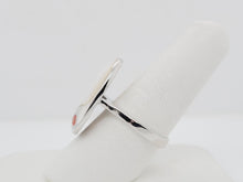 Load image into Gallery viewer, Sterling Silver, MOP, and Crystal Ring