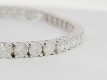 Load image into Gallery viewer, 14KW Diamond Tennis Bracelet - 9.16ctw