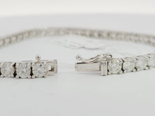 Load image into Gallery viewer, 14KW Diamond Tennis Bracelet - 9.16ctw