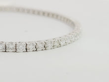 Load image into Gallery viewer, 14KW Diamond Tennis Bracelet - 3.98ctw