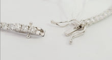 Load image into Gallery viewer, 14KW Diamond Tennis Bracelet - 3.98ctw