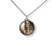 Load image into Gallery viewer, Sterling/GF Beaded Disc Necklace
