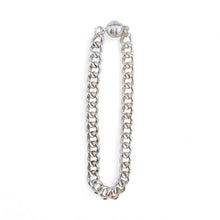 Load image into Gallery viewer, Estate Sterling Curb Chain Bracelet, Magnt Clasp