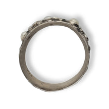 Load image into Gallery viewer, Sterling Pearl Bubble Ring