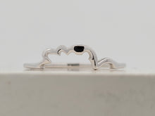 Load image into Gallery viewer, 14k White Gold Shadow Band Custom Fit