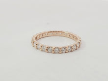Load image into Gallery viewer, 14k Rose Gold Eternity - Lab