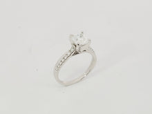 Load image into Gallery viewer, Estate Lab Grown 1.55CT Cushion Cut Platinum Engagement Ring