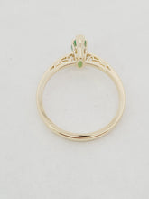 Load image into Gallery viewer, 10K Yellow 8x4 mm Marquise Emerald Ring