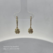 Load image into Gallery viewer, 10KY Custom Scarab Dangle Earrings