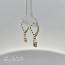 Load image into Gallery viewer, 10KY Custom Scarab Dangle Earrings