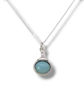 Sterling Chalcedony Necklace