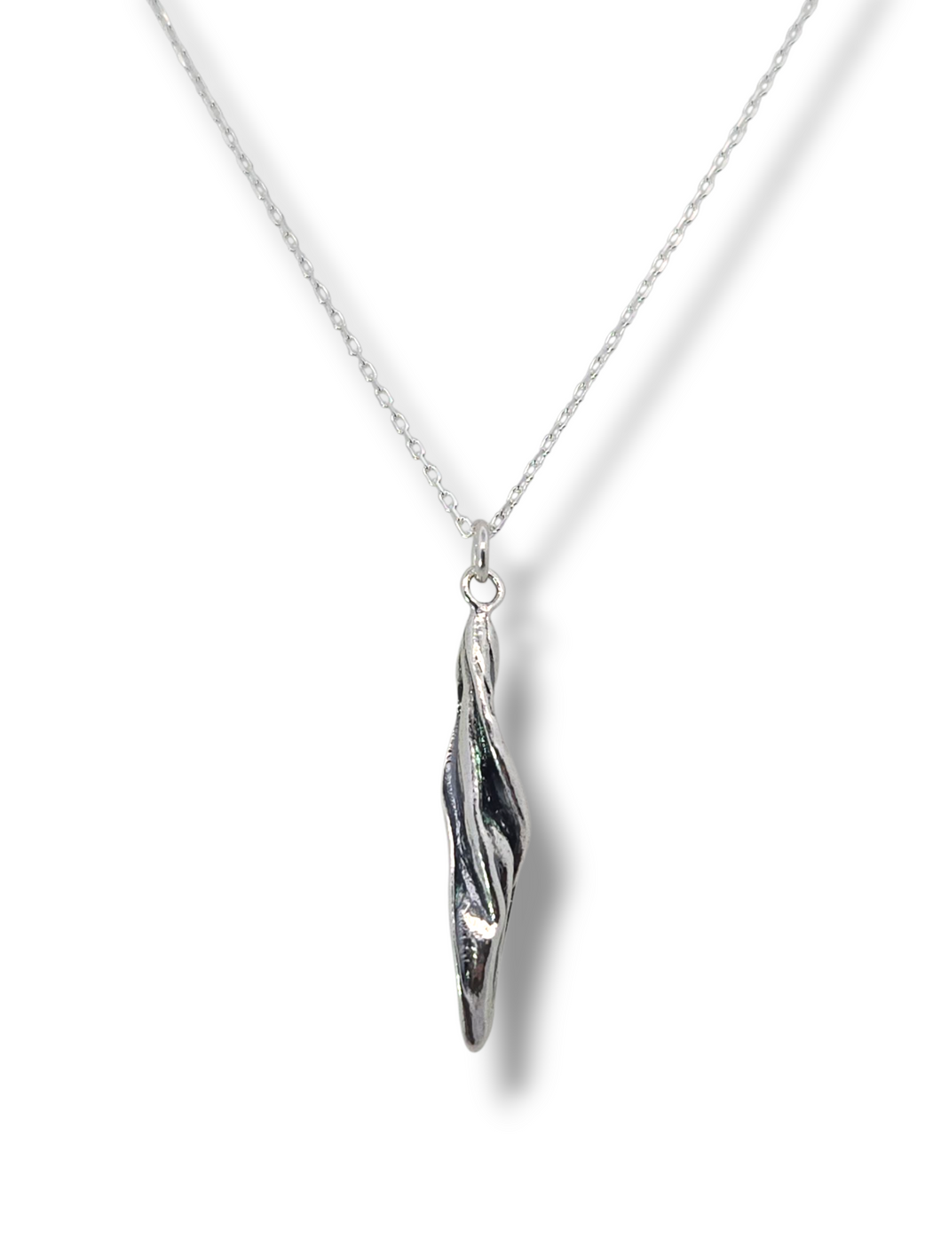 Sterling Silver Twist Necklace