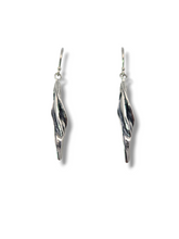 Load image into Gallery viewer, Sterling Silver Twist Earrings