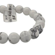 Load image into Gallery viewer, Howlite Bead Bracelet