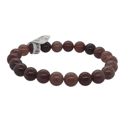 Purple Aventurine Bead Bracelet