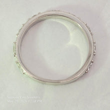 Load image into Gallery viewer, Estate Platinum Natural Marquise Diamond Band