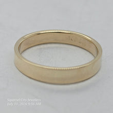 Load image into Gallery viewer, 14k Flat Comfort Fit Edged Band