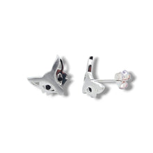 Load image into Gallery viewer, Cute Satin Finish Fox Stud Earrings