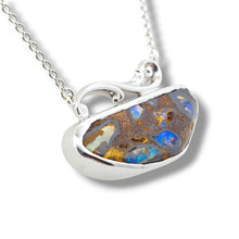 Load image into Gallery viewer, One-Of-A-Kind: Australian Koroit Opal Sterling Necklace