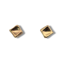 Load image into Gallery viewer, Sterling/GP Square Post Earrings