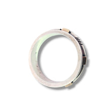 Load image into Gallery viewer, Sterling and 9k Geometric Spinner Ring